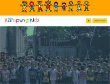 Tablet Screenshot of kampungkids.org